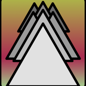Triangular Custom Sticker Set