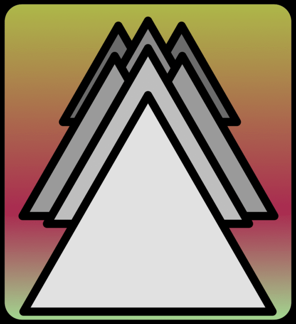Triangular Custom Sticker Set